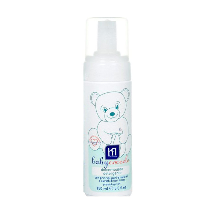 Дитячий очищувальний мус для купання Babycoccole Soft Mousse Cleanser, 0+, 150 мл
