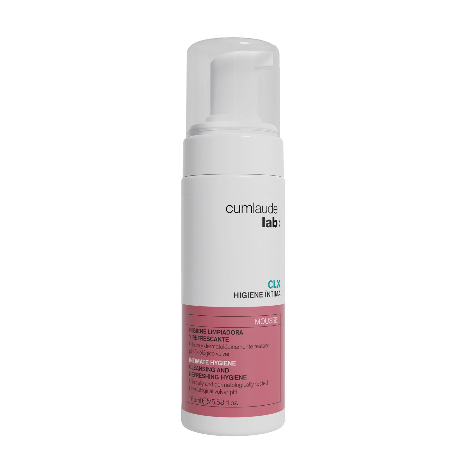 Очищувальний мус для інтимної гігієни Cumlaude Lab CLX Gynelaude Intimate Hygiene Mousse, 165 мл
