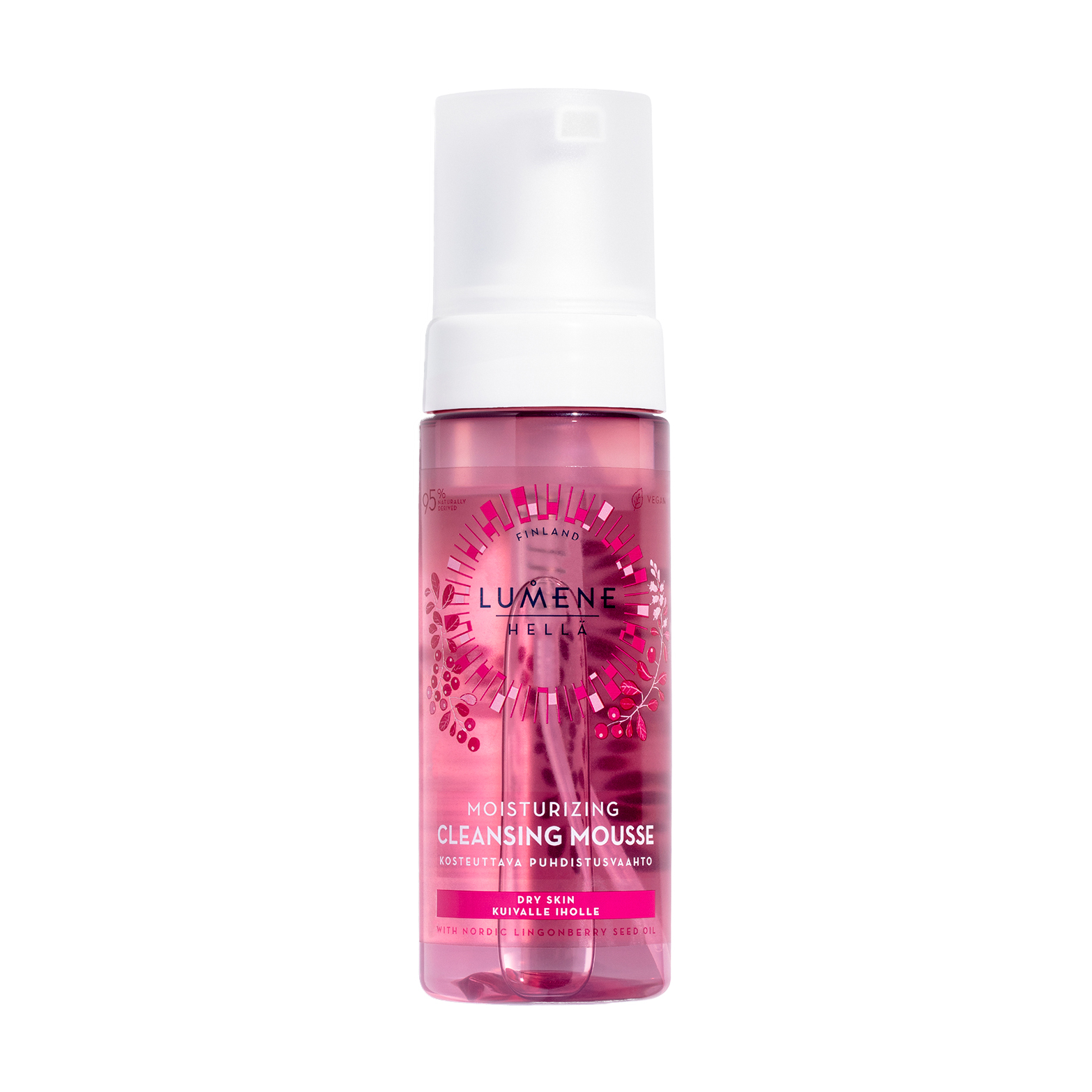 Зволожувальний очищувальний мус для обличчя Lumene Hella Moisturizing Cleansing Mousse для сухої шкіри, 150 мл
